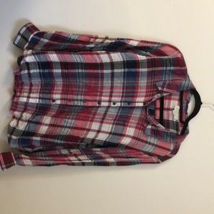 Plaid button down